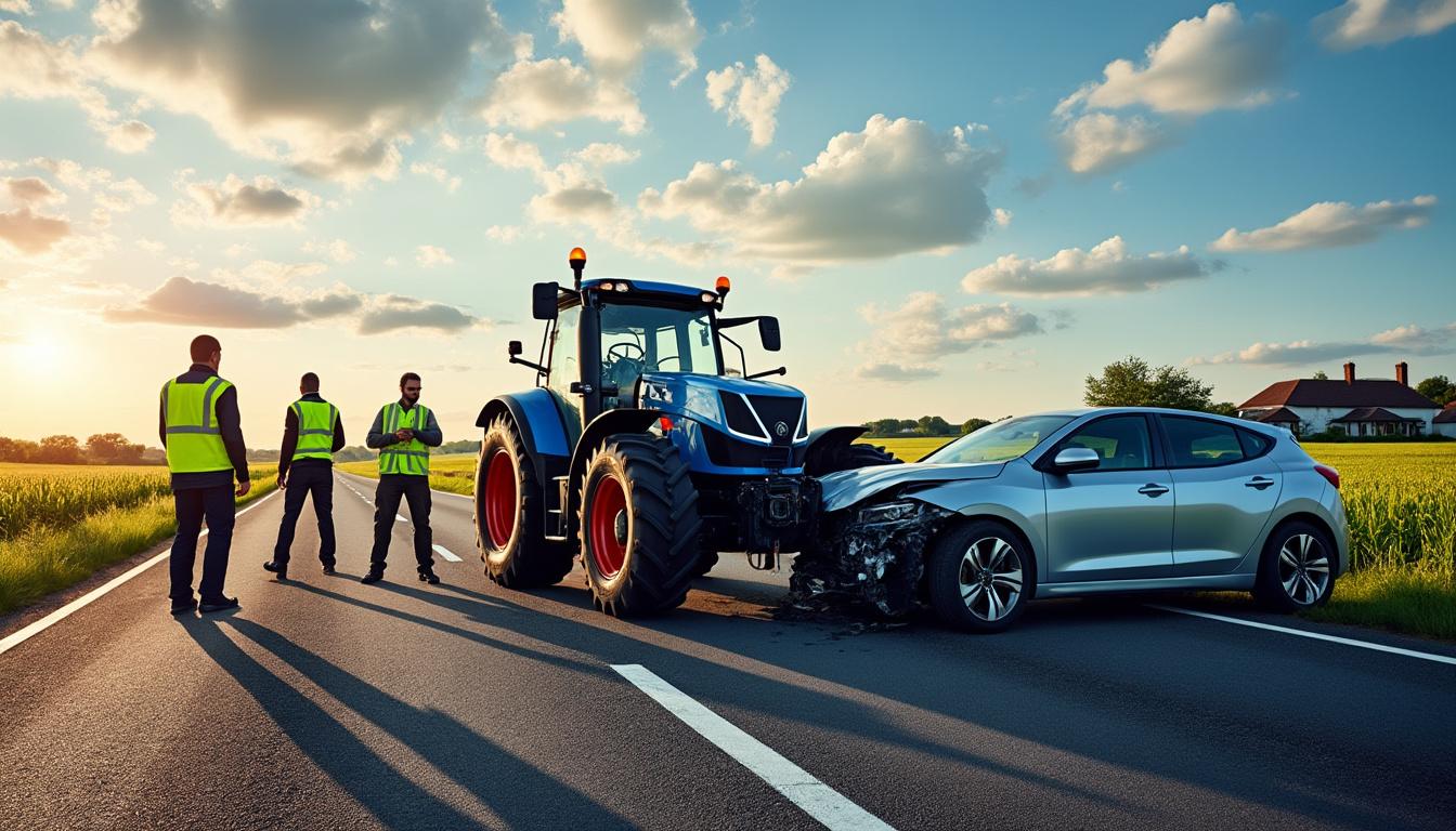 découvrez quelles démarches effectuer auprès de votre assurance en cas d'accident entre une voiture et un tracteur en 2025. conseils, procédures et documents indispensables pour être bien indemnisé.
