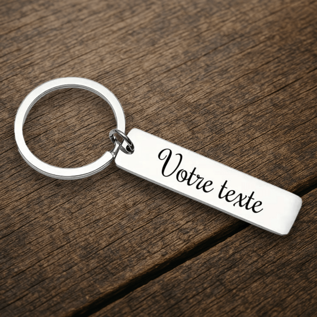 créez votre porte-clé voiture personnalisé unique, parfait pour garder vos clés en sécurité avec style. idéal comme cadeau personnalisé ou pour vous-même.