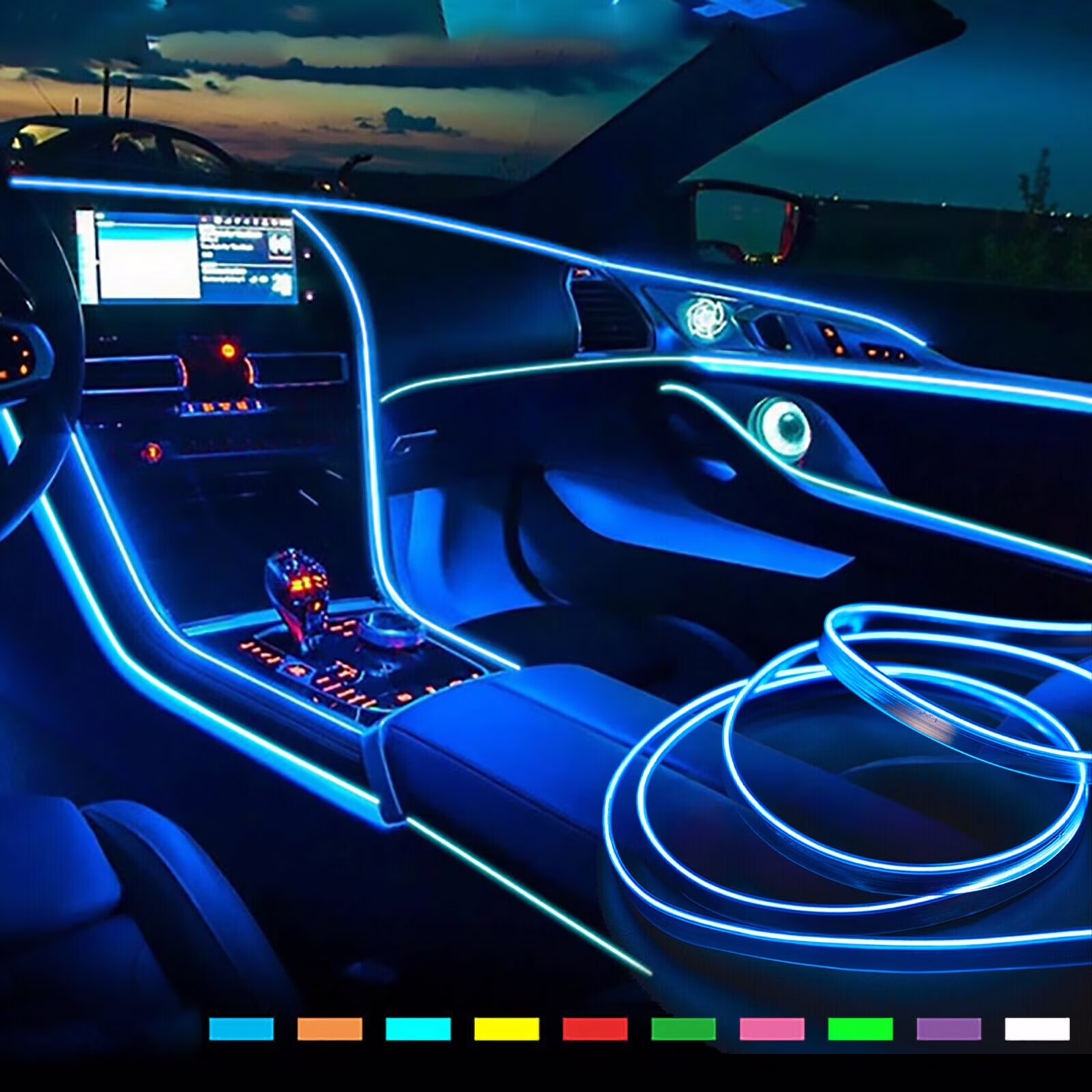 découvrez nos éclairages led intérieurs pour voiture, offrant une luminosité optimale et un design moderne pour personnaliser votre habitacle.