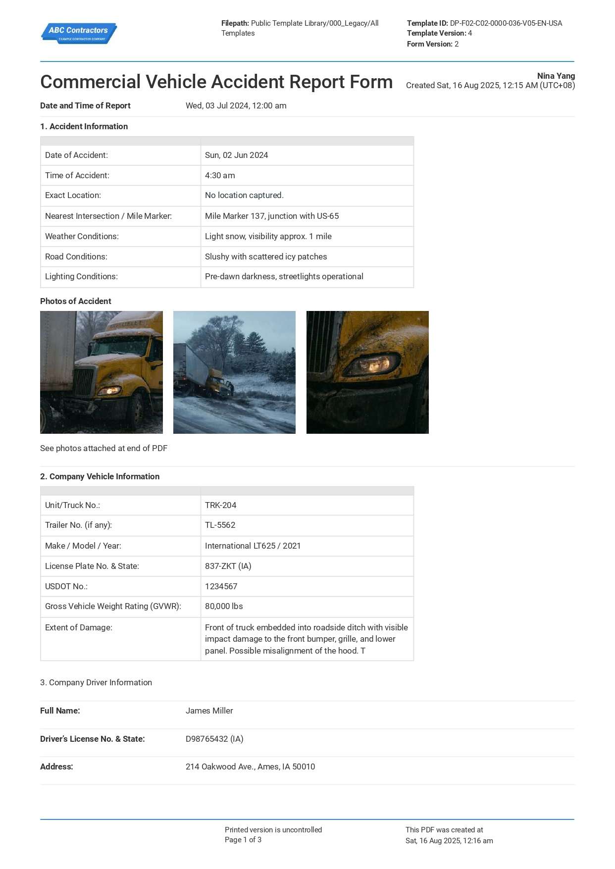 correction de rapport d'accident : améliorez la précision et la clarté de votre déclaration d'incident grâce à notre service professionnel.