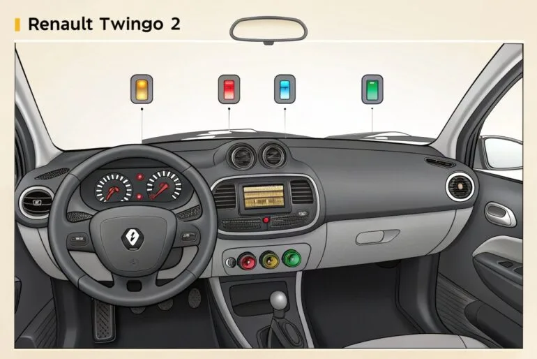 découvrez la signification des voyants d'alerte du tableau de bord de la twingo 2 pour assurer votre sécurité et l'entretien optimal de votre véhicule.
